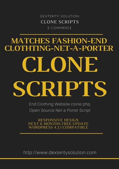PHP MLM Script | Readymade MLM Script: End Clothing Website clone php, Open Source Net-a-Porter Script