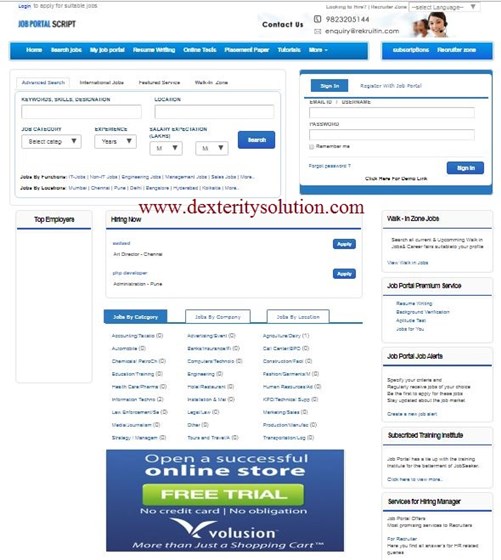 PHP MLM Script | Readymade MLM Script: Jobs recruitment script, Jobs seeker script